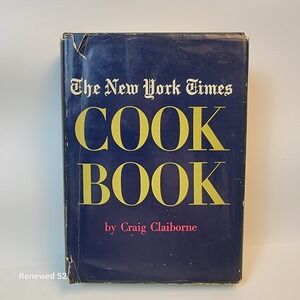 The New York Times Cook Book Craig Claiborne Vintage Hardcover Harper & Row